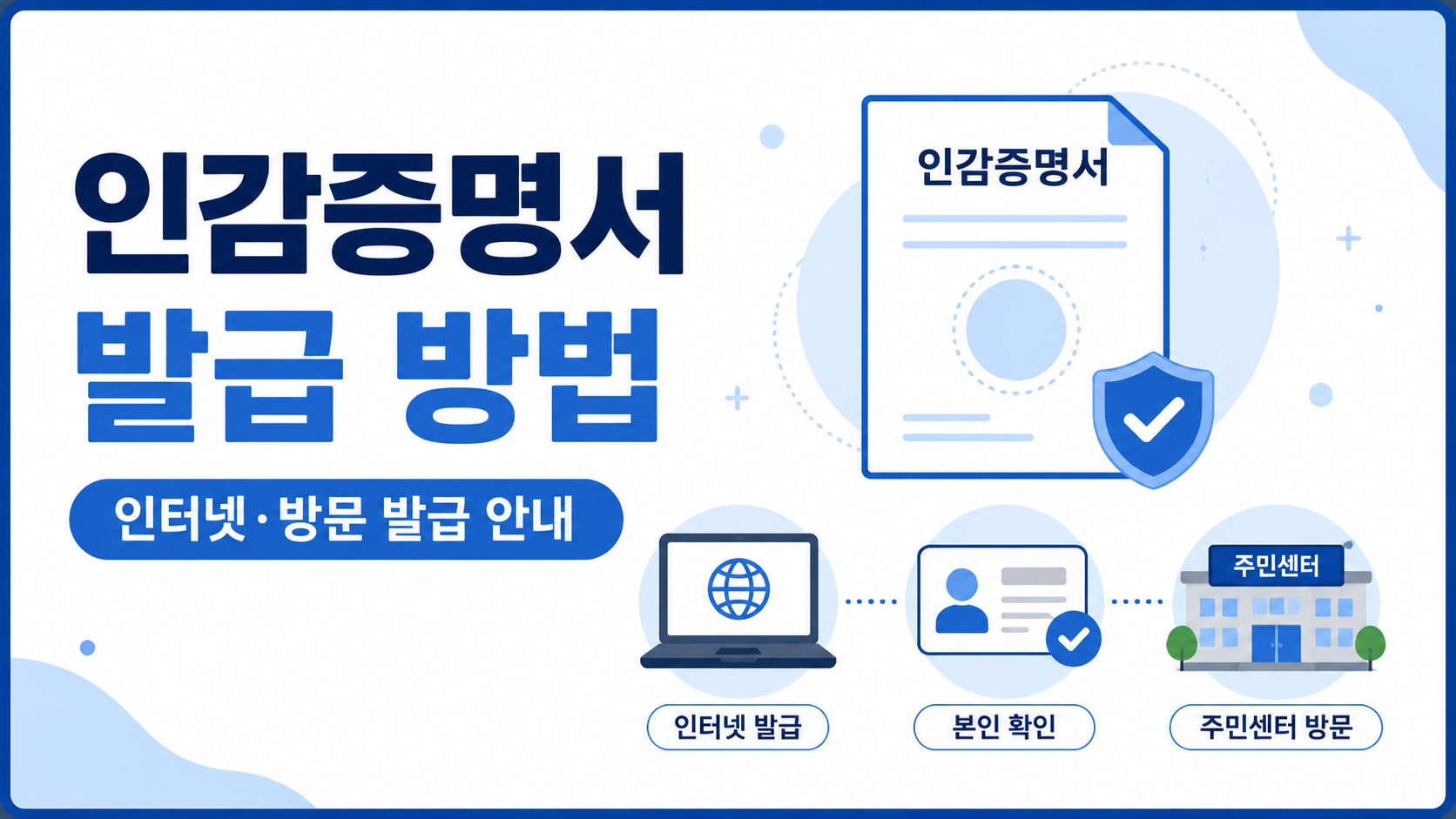 인감증명서 발급 방법 대표이미지